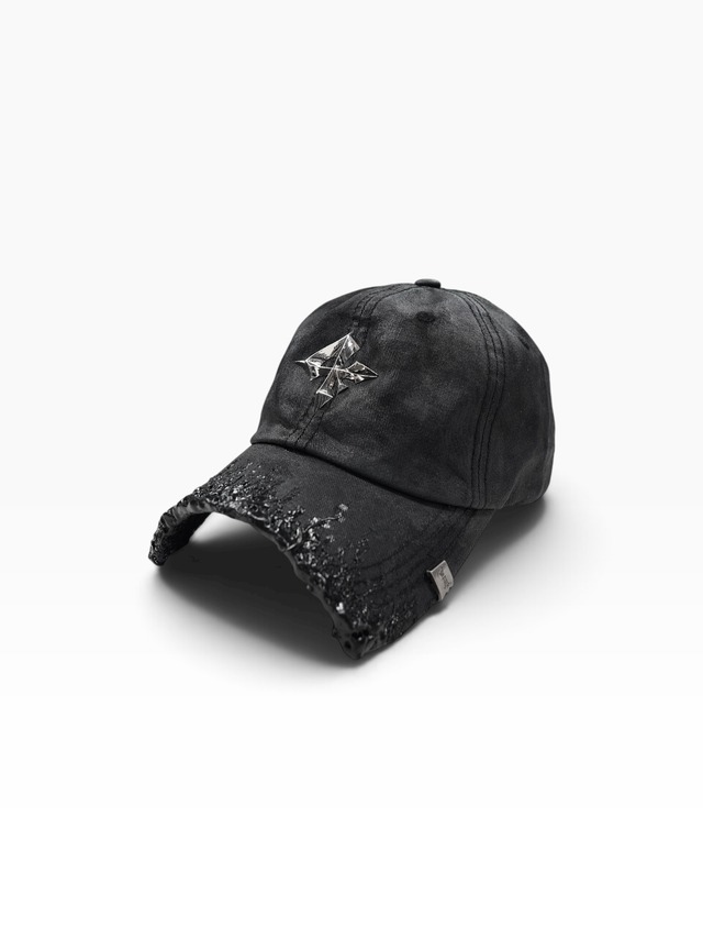 【DES'N'ATE】FADED PRINT STADDED CAP
