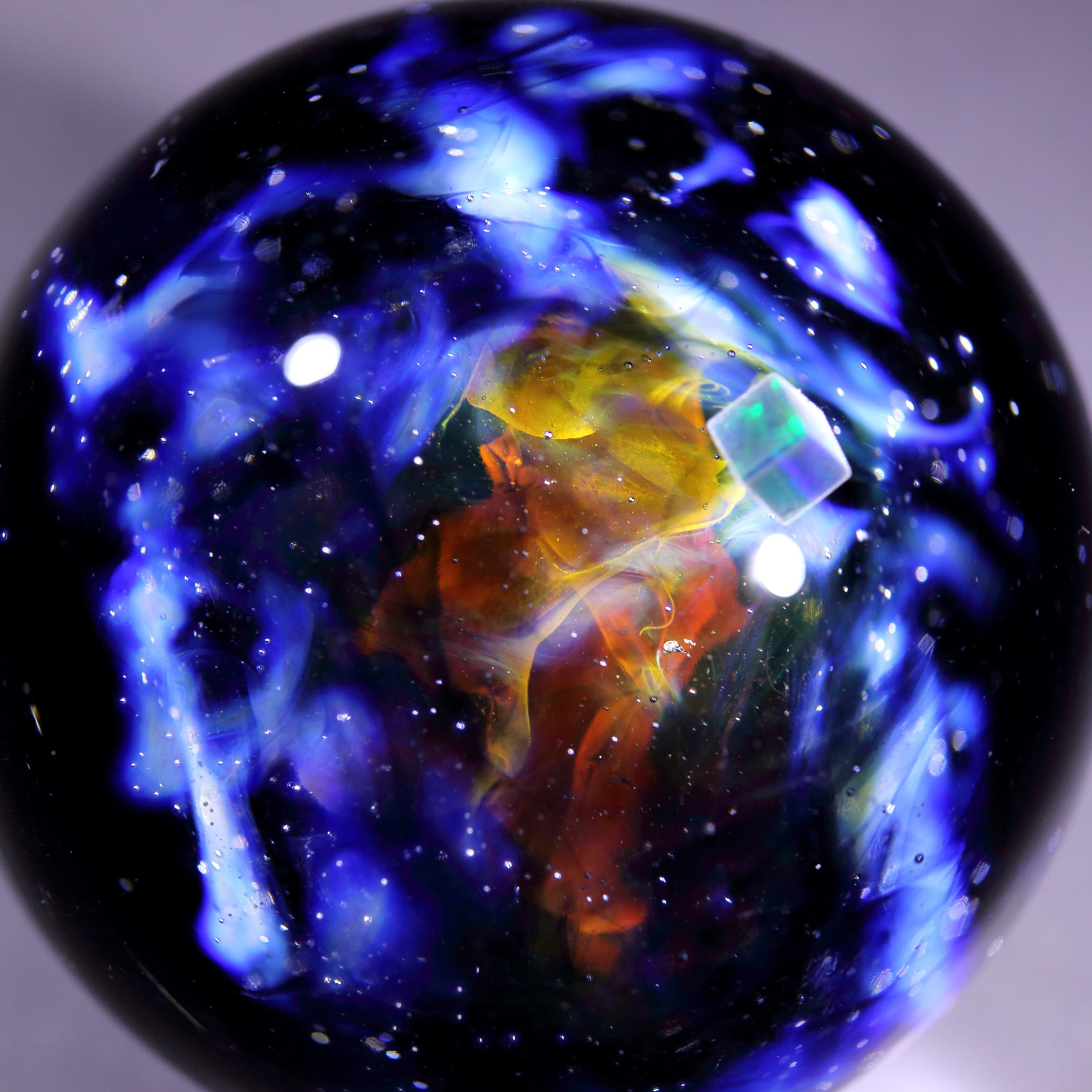 53mm Nebula Galaxy Glass Marble 星雲状宇宙ガラスマーブル
