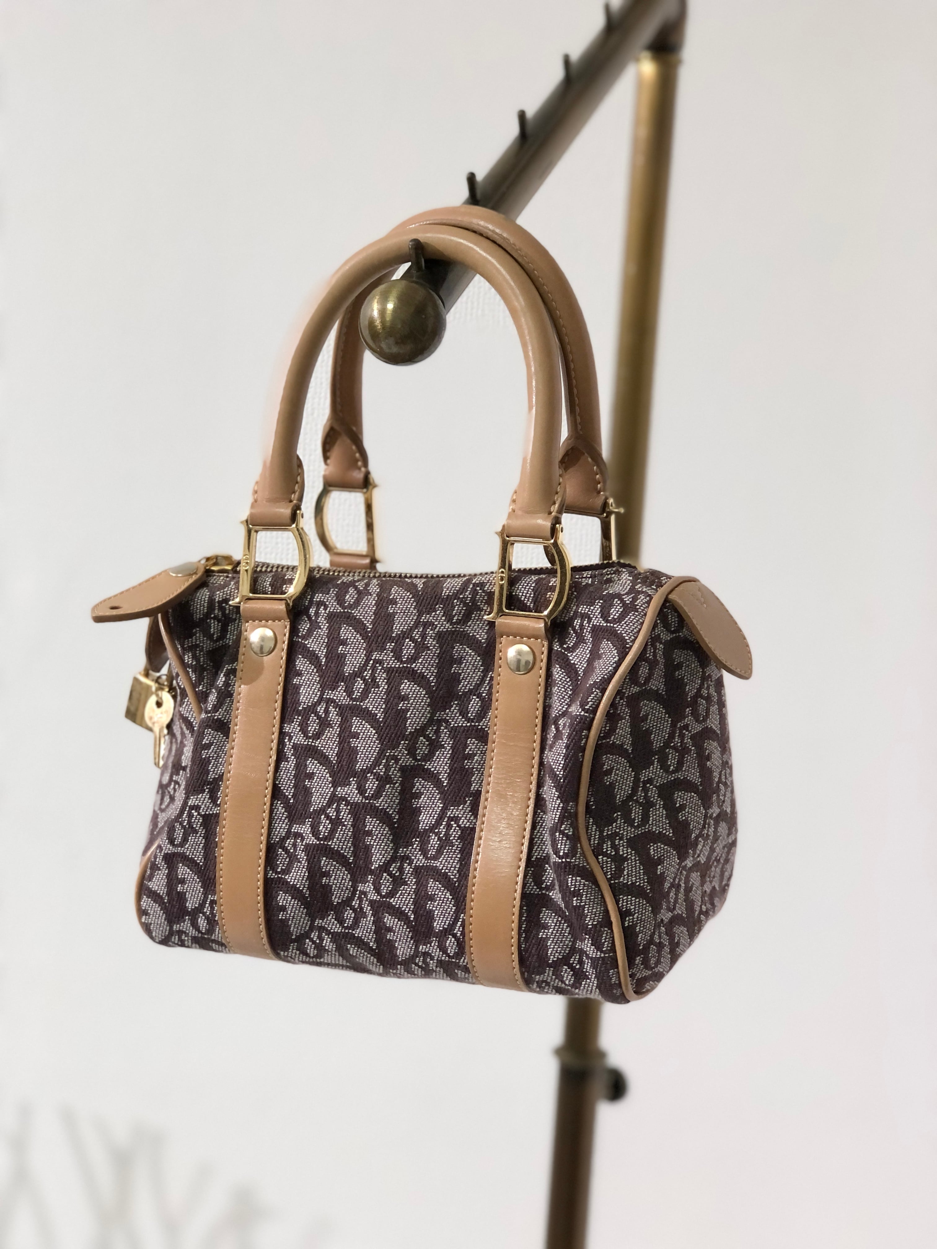 Christian Dior ディオール トロッター キャンバス ミニボストン 