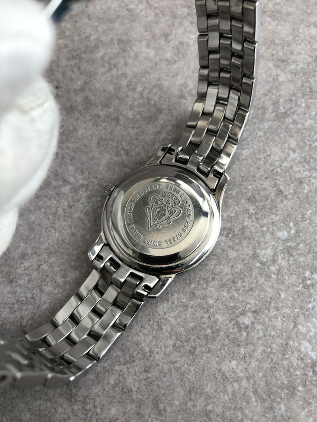 GUCCI グッチ 腕時計 シルバー ステンレススチール クォーツ　5500L vintage ヴィンテージ オールド w75vg2