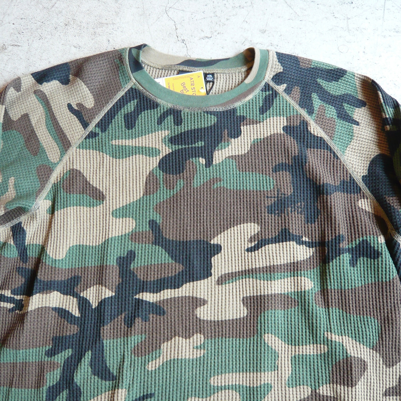 STUSSY サーマル LS stock logo カモ