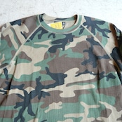 STUSSY サーマル LS stock logo カモ