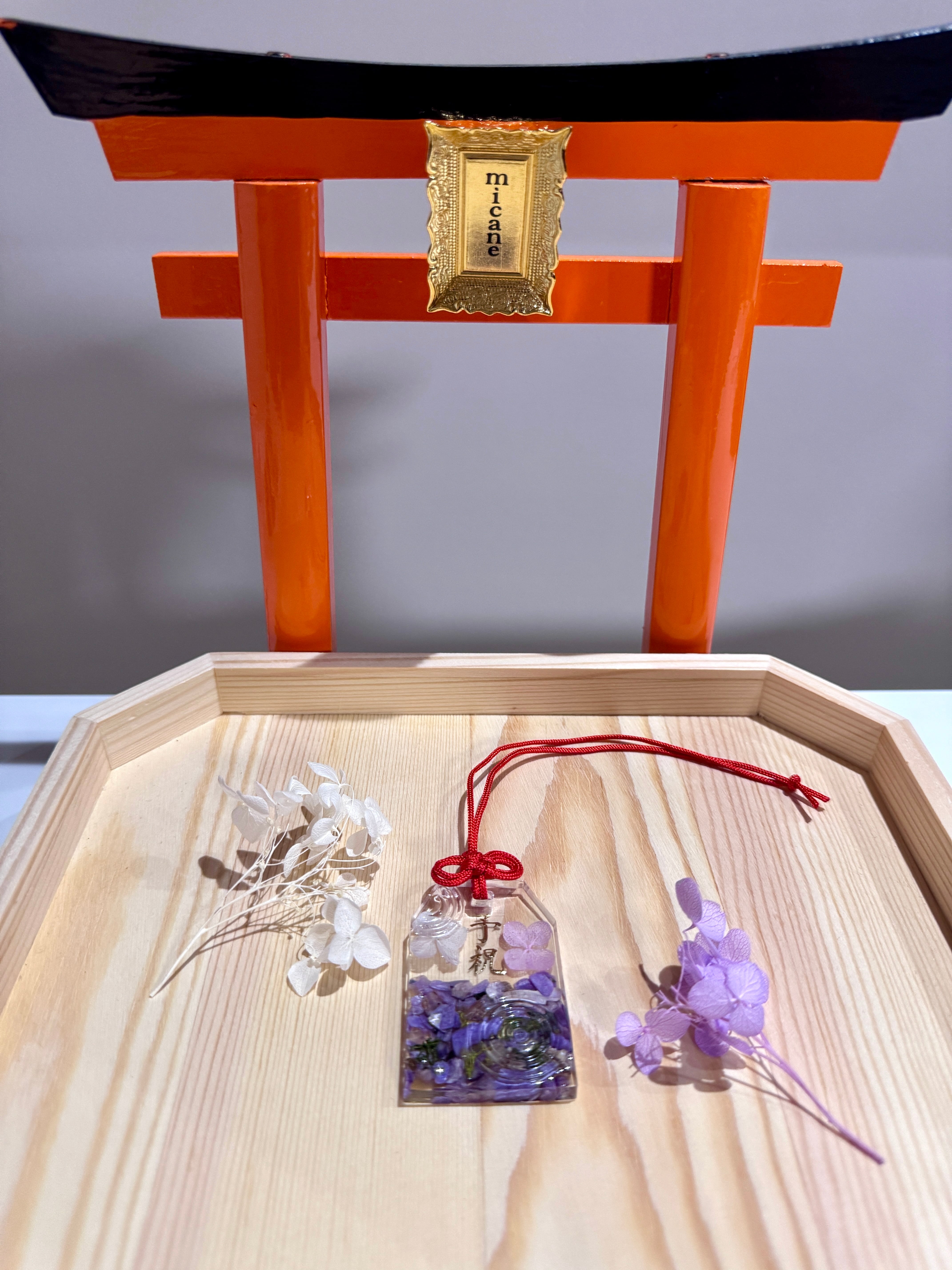 予祝守り【水無月紫願守(みなづきしがんまもり)】― 雨音に願いを結ぶ六月の予祝守り ―