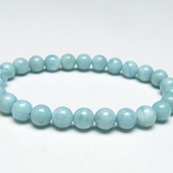 ラリマー ブレスレット 7mm 一点物 おまかせ便 111-38309