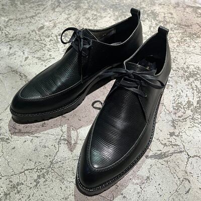 COMME des GARCONS HOMME PLUS　コムデギャルソンオムプリュス　9K-K010 ドレスシューズ　ブラック　 25cm【表参道t09】 | ブランド古着Brooch powered by BASE