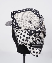 ハートロゴドットスカーフキャップ　CQ-48510