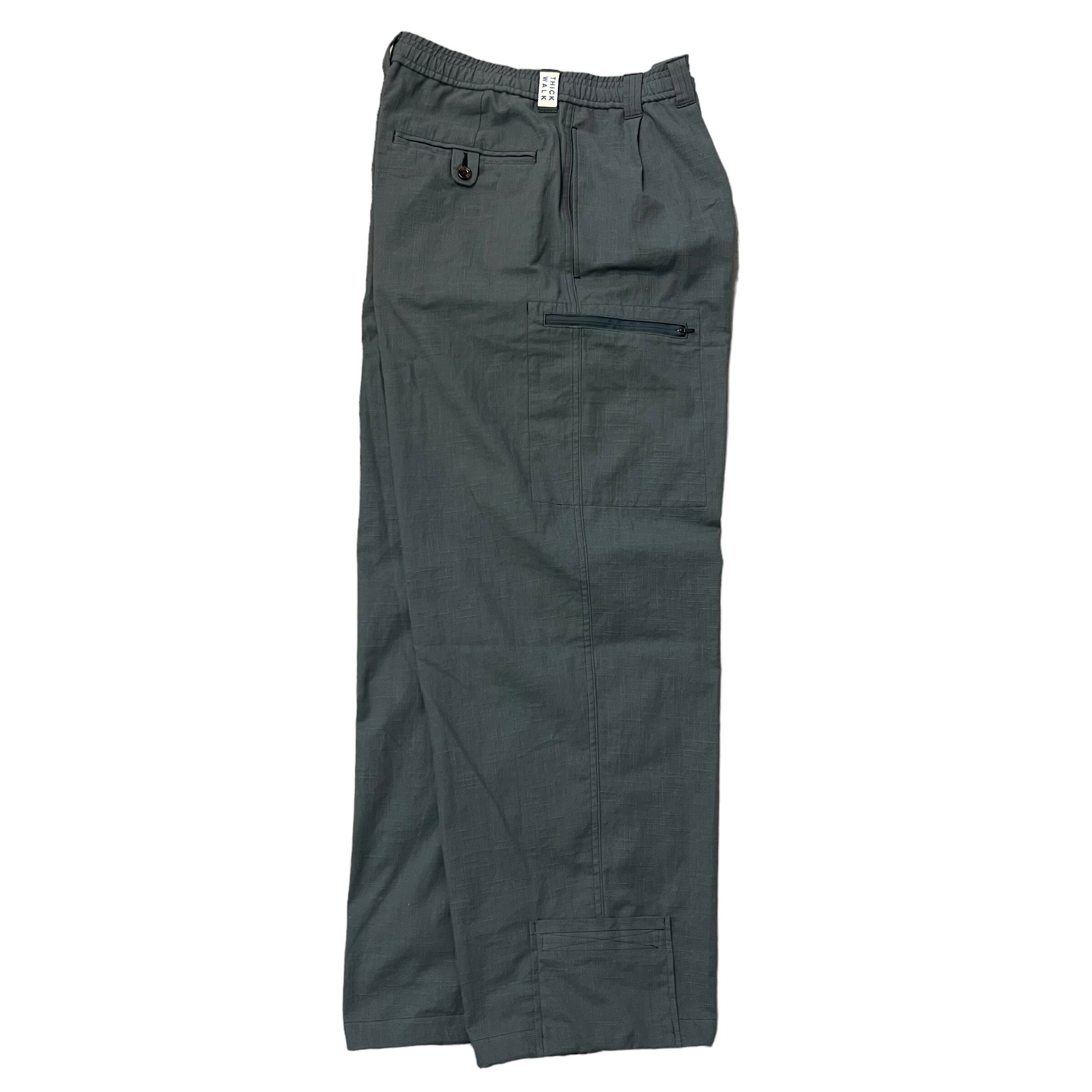 NOROLL / THICKWALK 8P PANTS DARKEST GREEN | THE NEWAGE CLUB