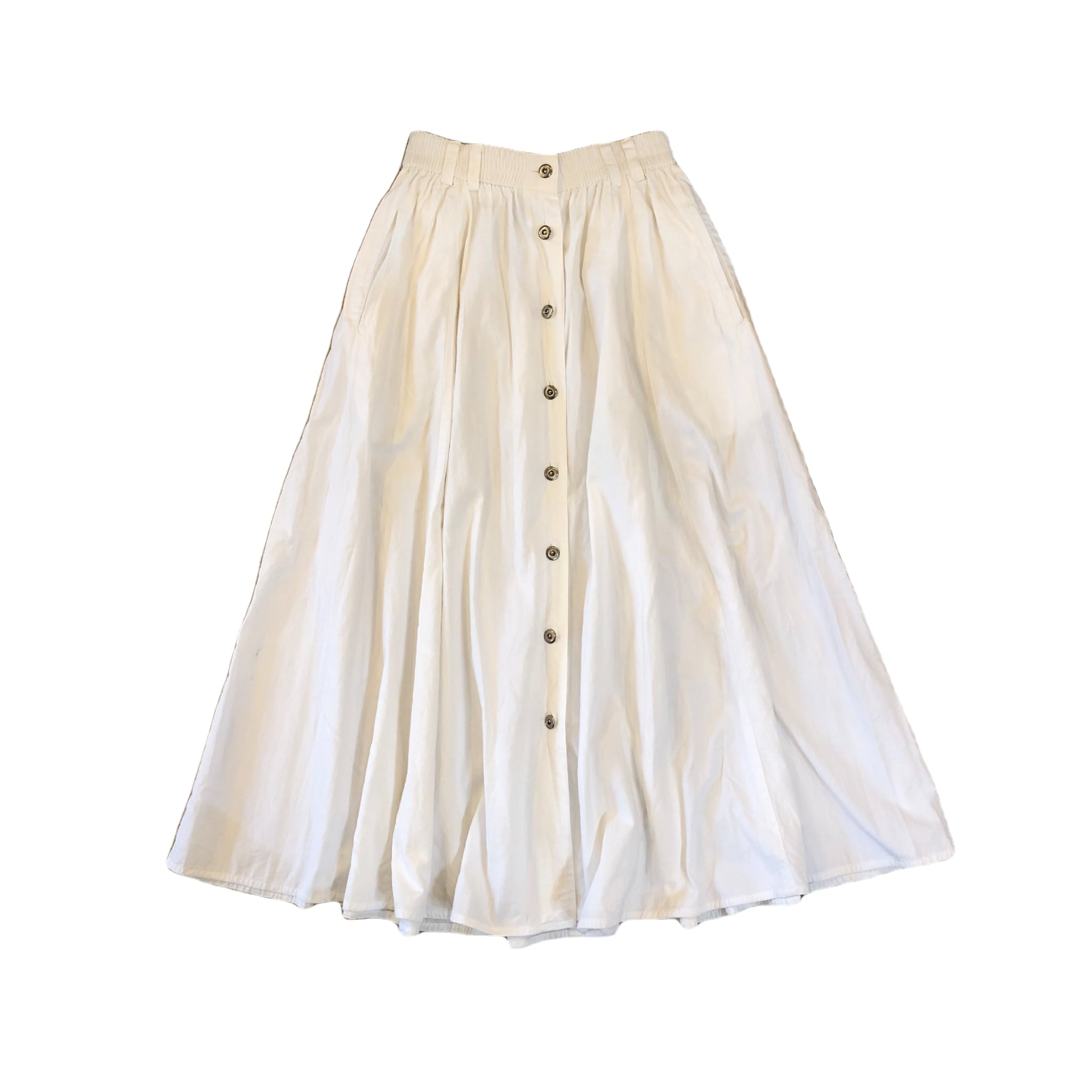Lizsport White Long Skirt ¥5,500+tax