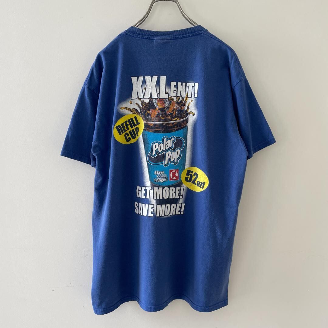 tGG81 90s Tシャツ サークルK コンビニ ドリンク プロモーションT