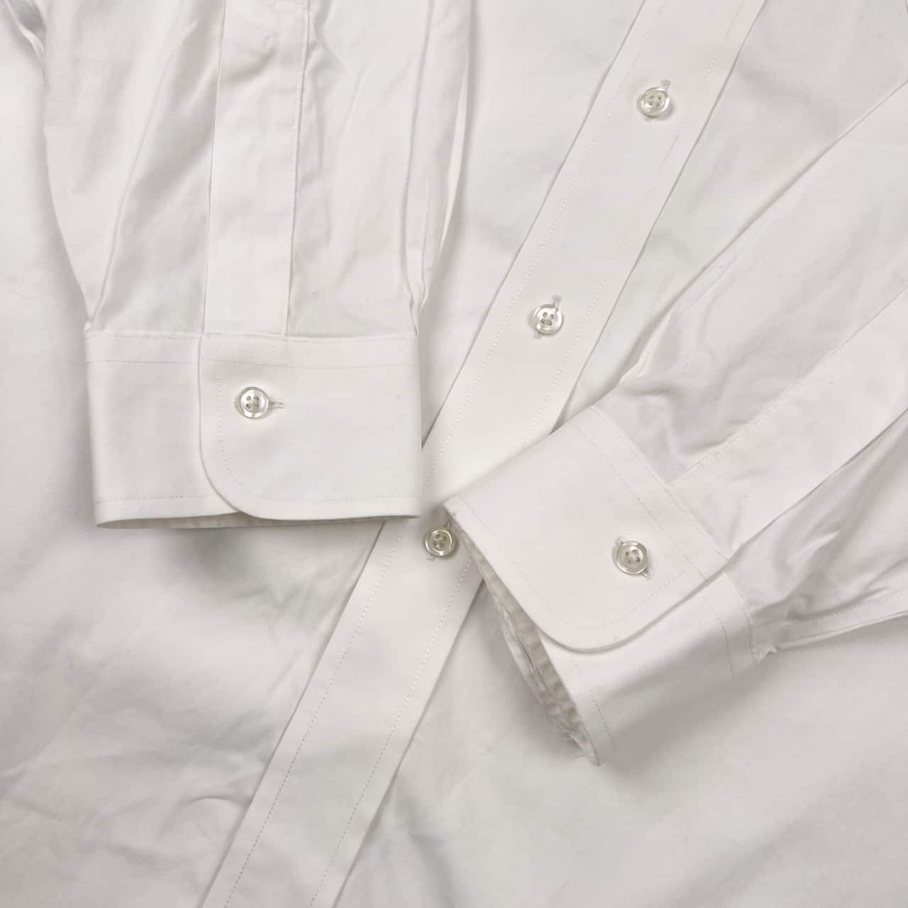 Brooks Brothers ブルックスブラザーズ MADISON FIT NON-IRON BD 長袖 ワイシャツ ドレスシャツ 15 1/2-31/ホワイト メンズ