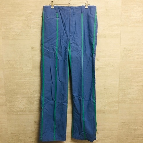 UNUSED　アンユーズド　21SS Stripe pants パンツ　1 ブルー/グリーン　【中目黒b01】