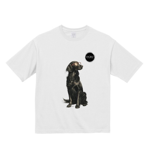 フラットコーテッド・レトリーバー ビックシルエットTシャツ