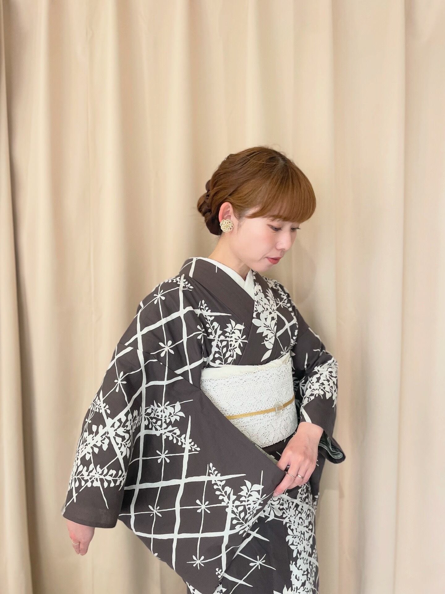 名古屋帯「レースの帯（オフシロ)」 | きものはな