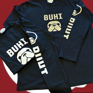 BUHI　ロングTシャツ　UP　BUHI＆アフロBUHI