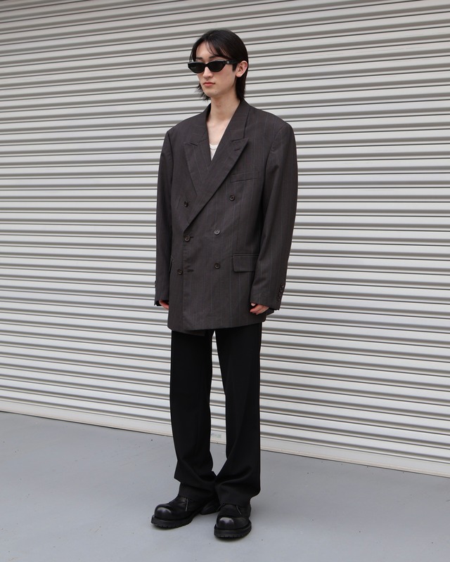 Oversized Shadow Stripe 6b doubleJacket