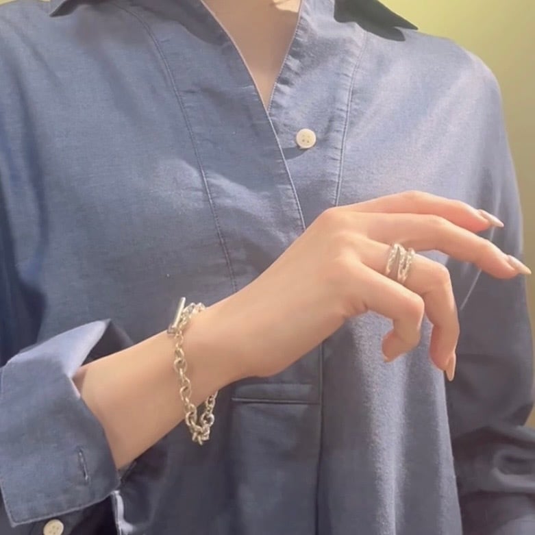 TIFFANY&CO】2445 TIFFANY&CO. NEW YORK ティファニー トグルブレス