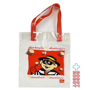 マクドナルド タイ ハンバーグラー ビニールバッグ