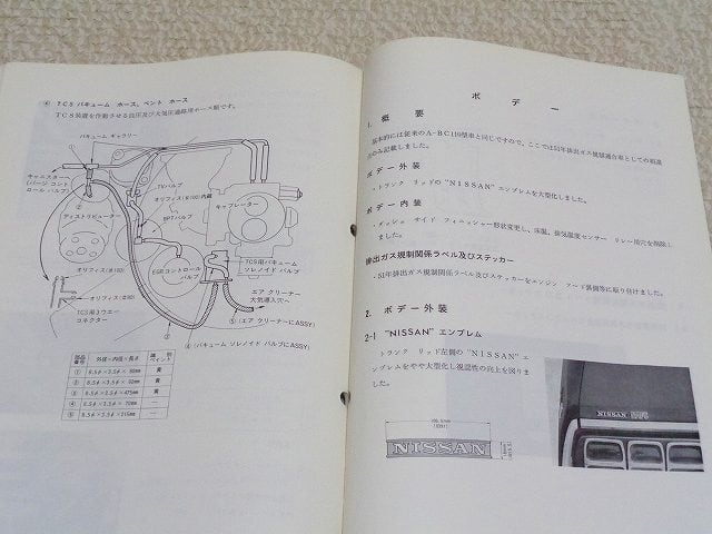 C-BC111型 日産スカイライン 1600 サービス周報 | Pay ID