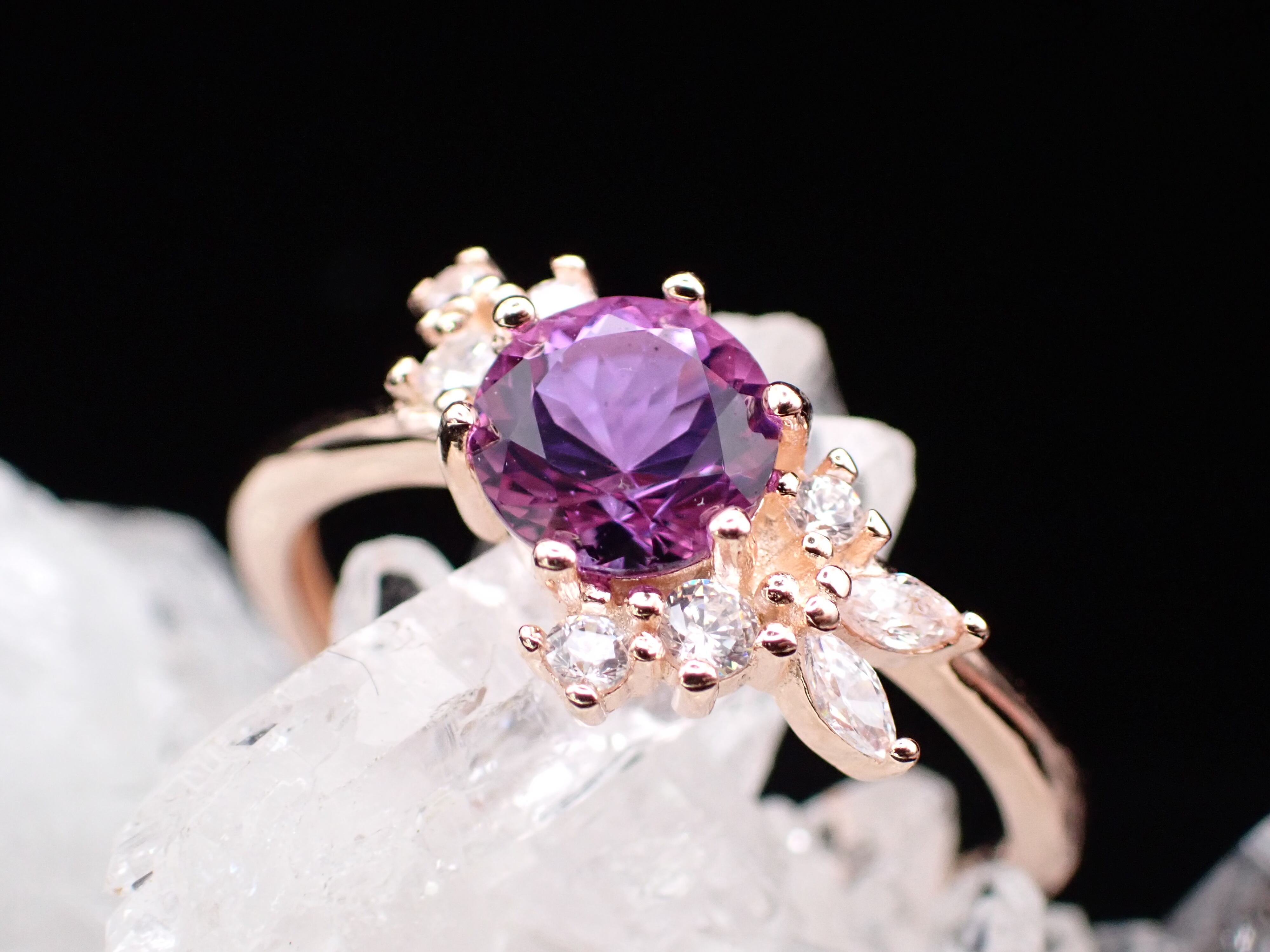 あーるめいど　まりこ様　ピンクトルマリン　アールヌーヴォー　リング　指輪 R.nouveau 】透 YAG リング14号 | 小さな宝石店 R.made（あーる