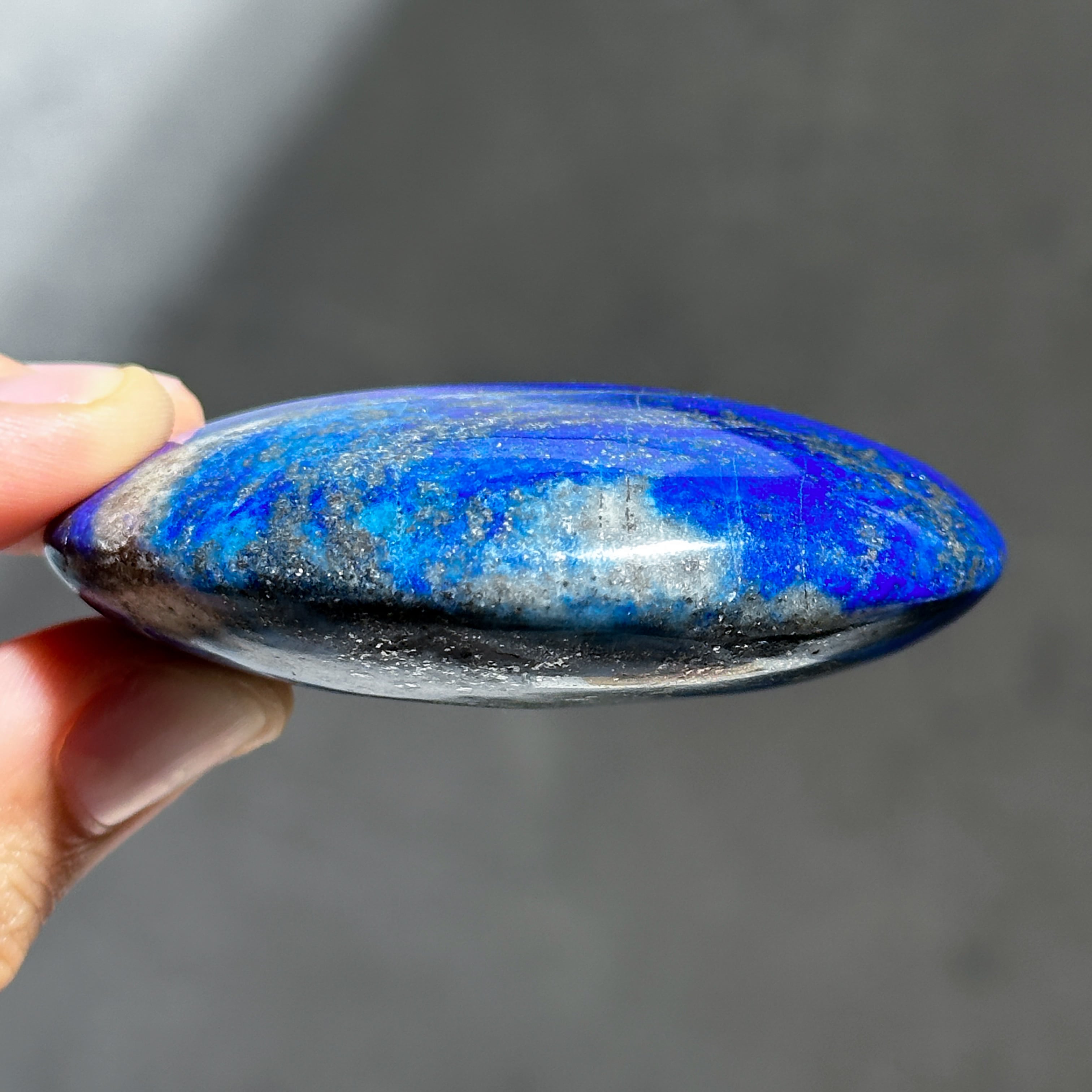 ラピスラズリ パームストーン75◇Lapis Lazuli◇天然石・鉱物