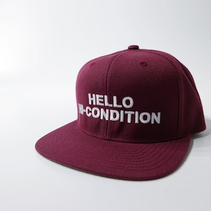 HELLO HI-CONDITION CAP