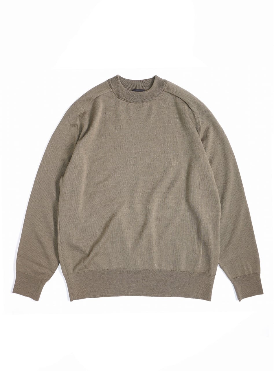 Worsted Merino Mock Neck P/O