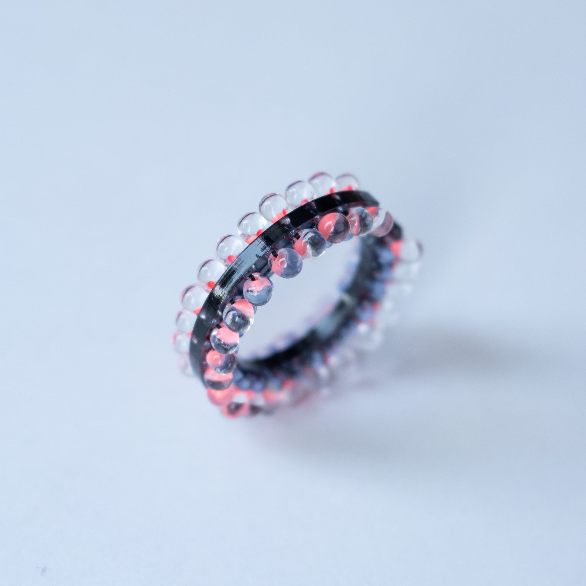 puzzle ring ear cuff L  [08]