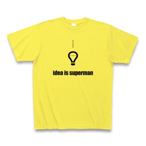 idea is superman（アイデア・イズ・スーパーマン）Tシャツ