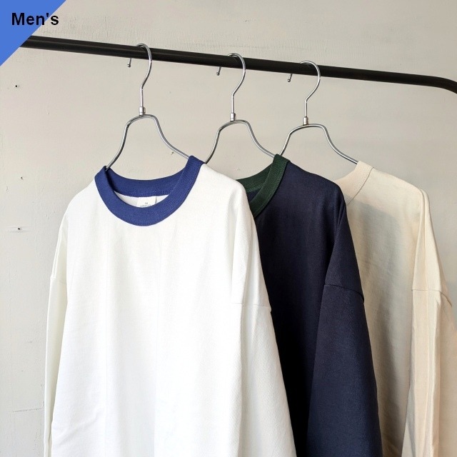 【26AW】melple ヘビーウェイトクルーネックTee L/S / The American Ringer L/S