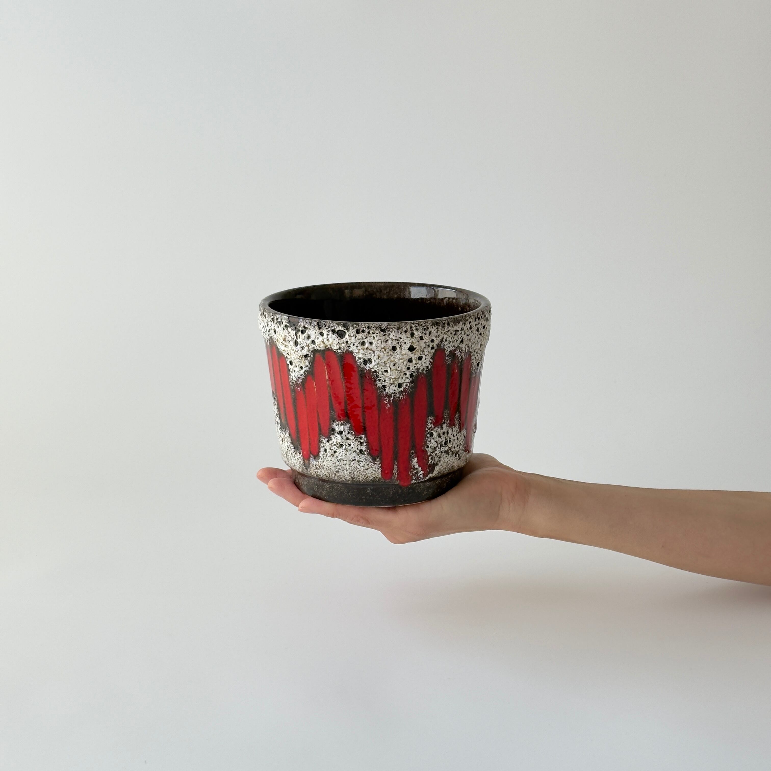 scheurich lora プランター 鉢カバー fat lava 花瓶 Fat Lava 鉢カバー | ”Lora” Scheurich | PolePoleDecor｜Vintage Vase