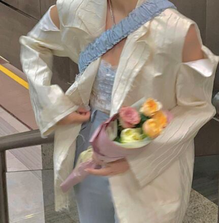 ショルダーオープンフリンジジャケット_LN0430