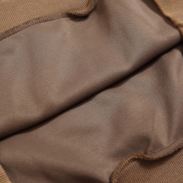 half-zip logo brown sweatshirt　ハーフジップロゴブラウンスウェットシャツ　J1485