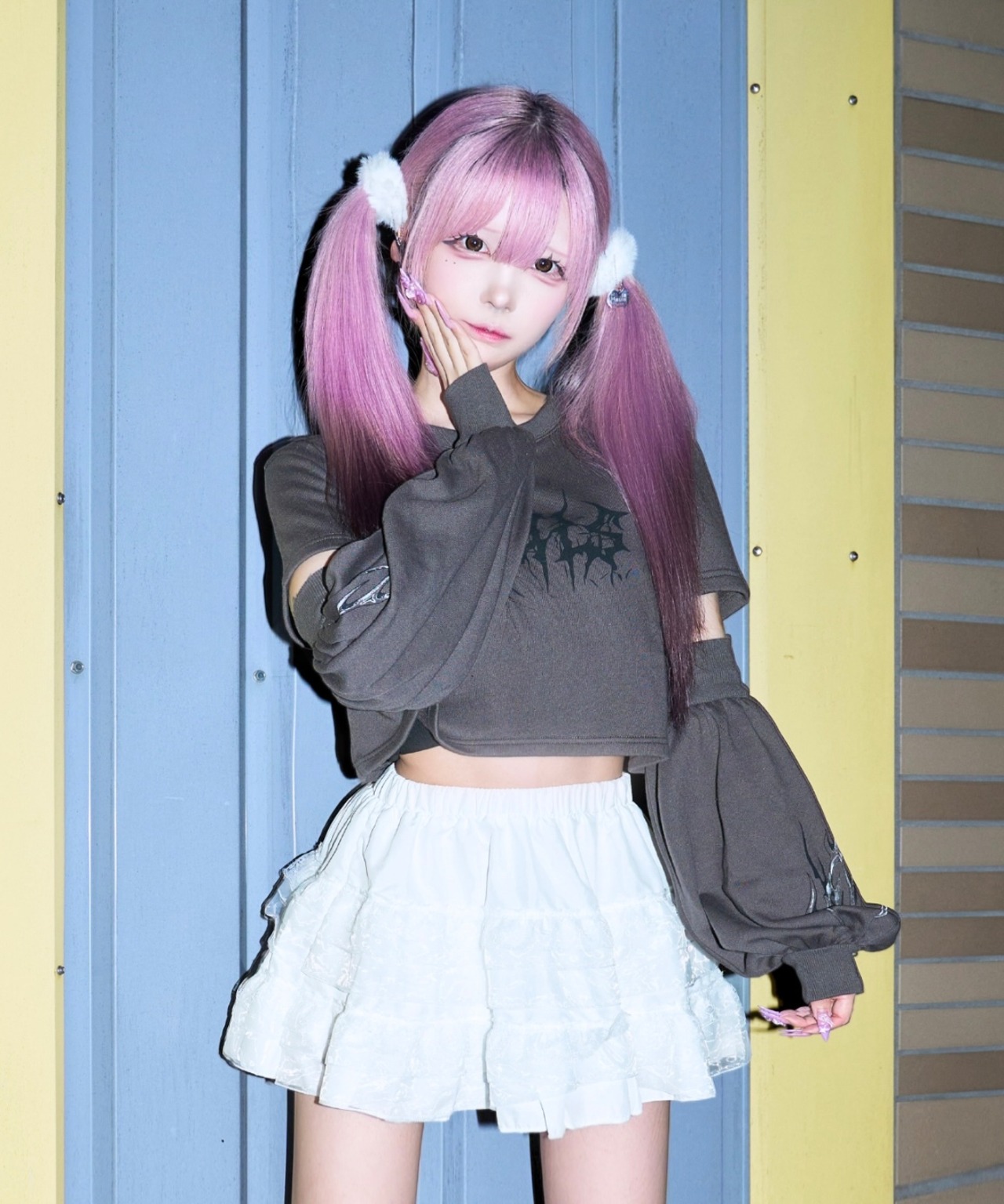 チャーム付きもこもこシュシュセット | Hauls.teemstore 