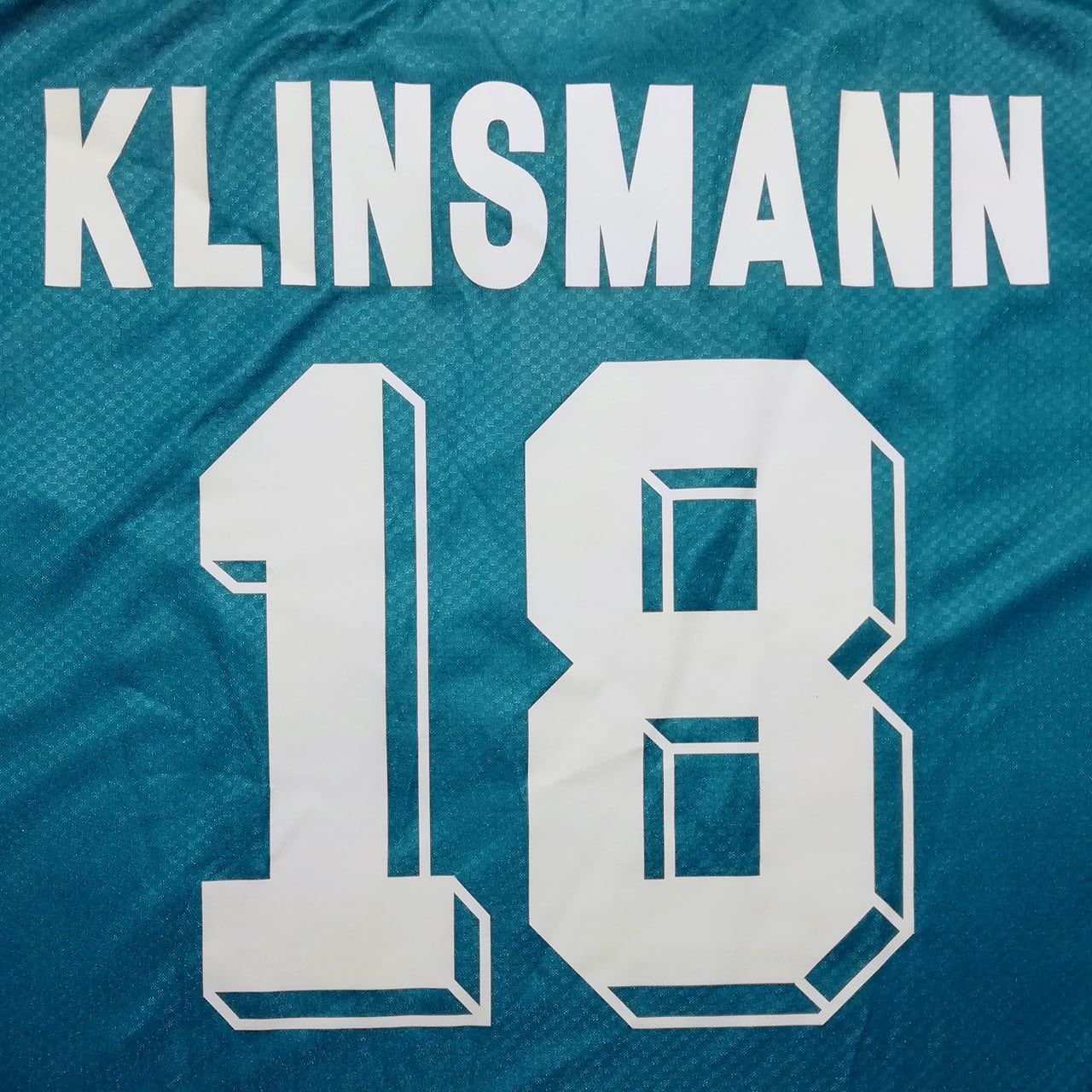USED】ドイツ代表 1994 adidas アウェイ半袖 #18 KLINSMANN ユルゲン