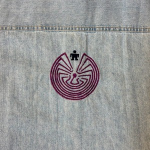 ナスングワム【Nasngwam】Indian motif Denim Shirt　XLサイズ