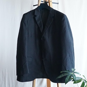 イタリア ストライプ柄テーラードジャケット 60's Italy [C2596]