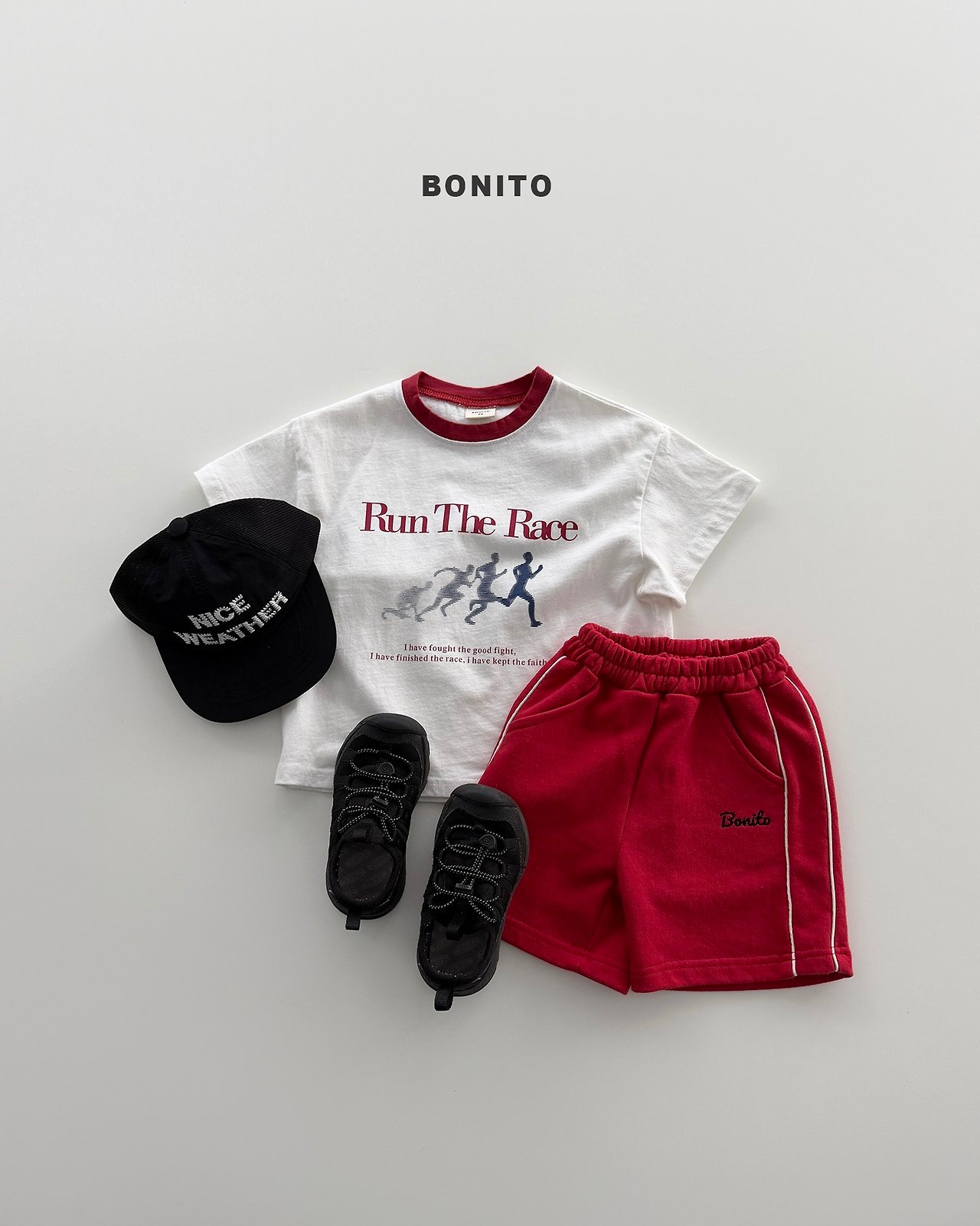 [BONITO] Run the Race Tee (JS/JM) / [보니토] 런더레이스티 (JS/JM)