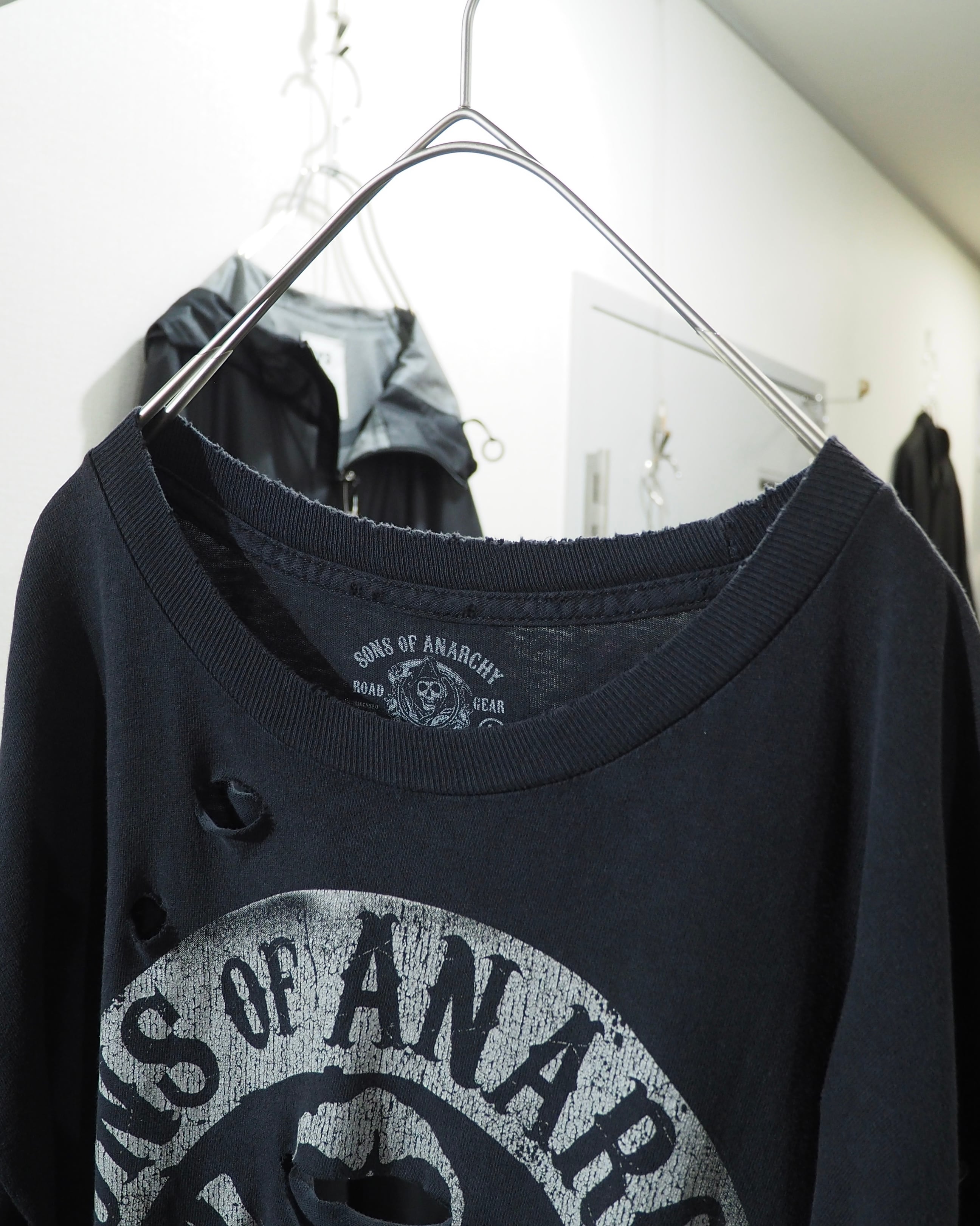 ” 循環 ” Crack Skull printed Boro Circulation Re:make SS Tee