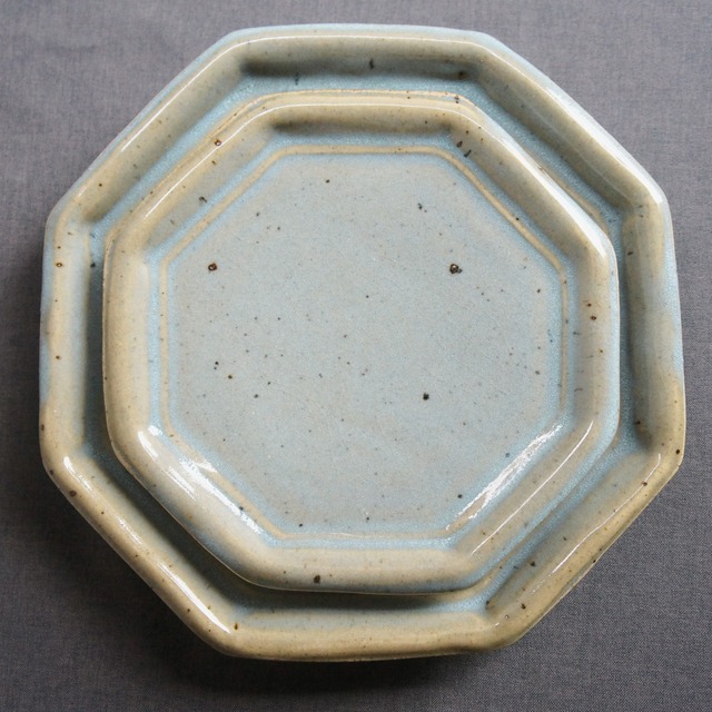 熊本天草：陶房スイさん　８角プレート（大）