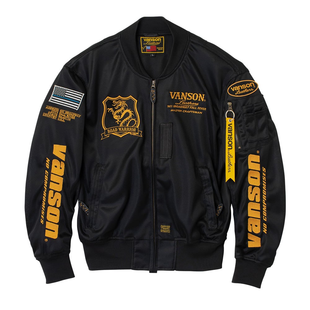 VS26101S メッシュMA-1ジャケット | vansonleathers