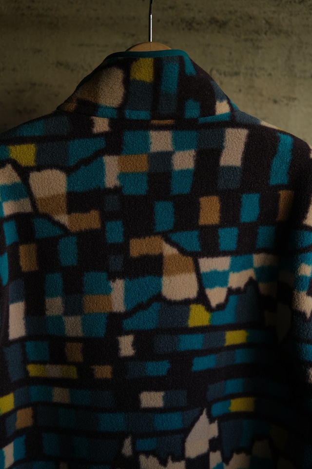 Utah/"patagonia" synchilla fleece snap tee pullover/Belay Blue