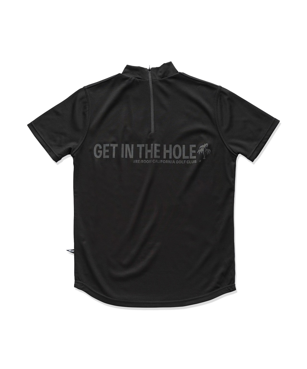 【RCGC】GET IN THE HOLE PRINT MOCK NECK T-shirt FOR LADYS［RGC007］