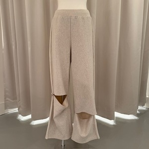 【2025 AW】k3&co- Side raw edge slit pants