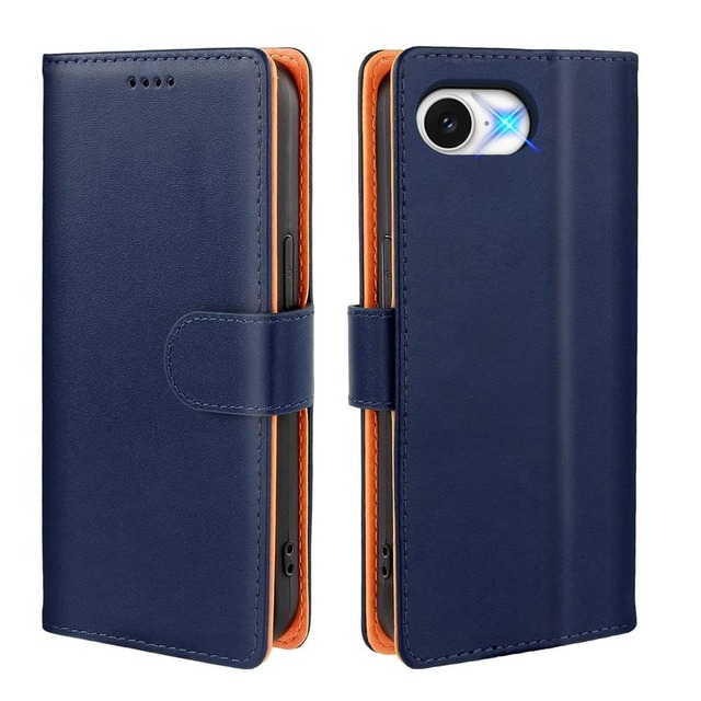 JDDLang iPhone 17e 用 ケース 手帳型 17e手帳 いPhone17e スマホケース 手帳型 あいふぉん 17e 携帯カバー ブルー