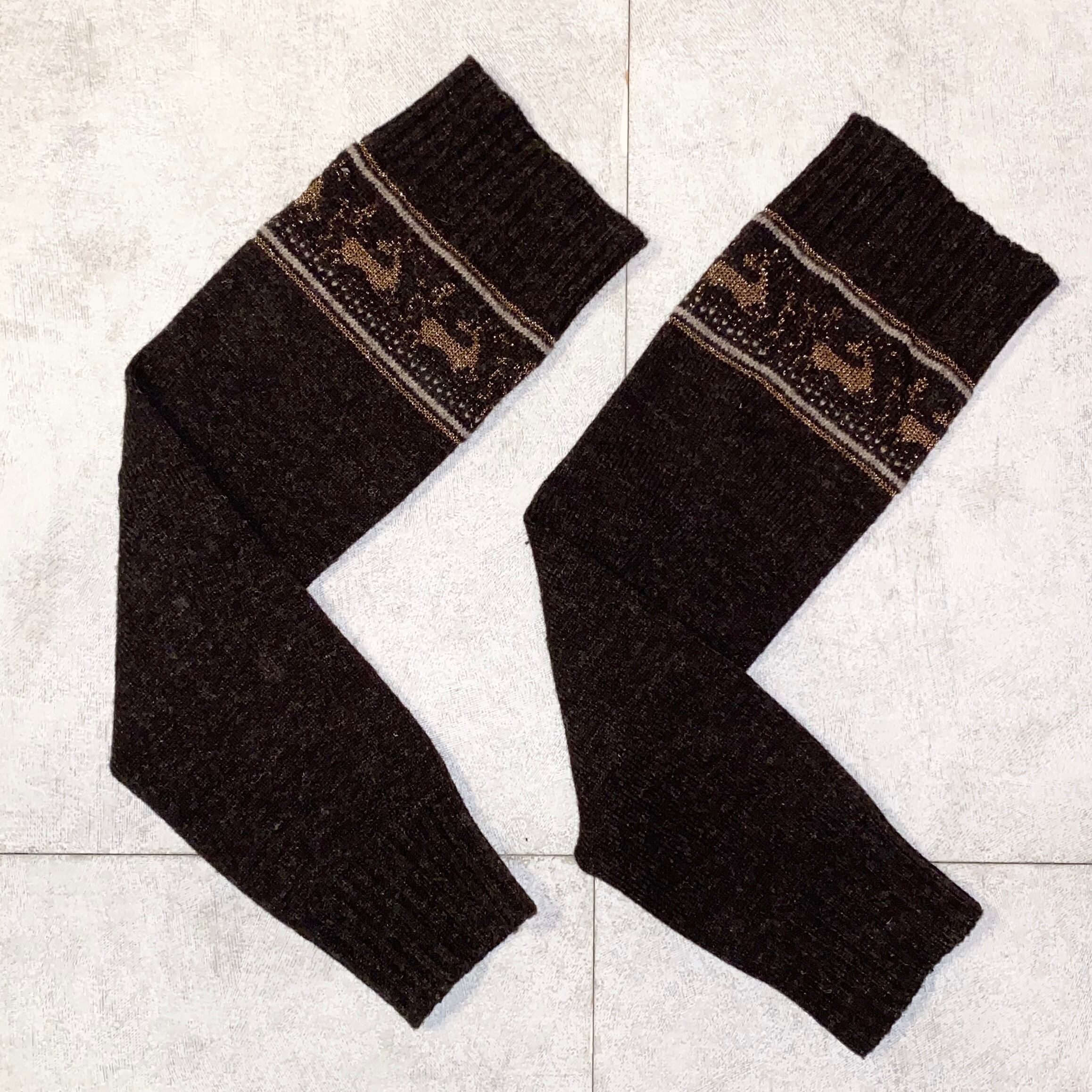 NUMBER(N)INE ナンバーナイン ジョージ期 レッグウォーマー 2002AW NUMBER NINE animal pattern leg warmers | NOIR ONLINE