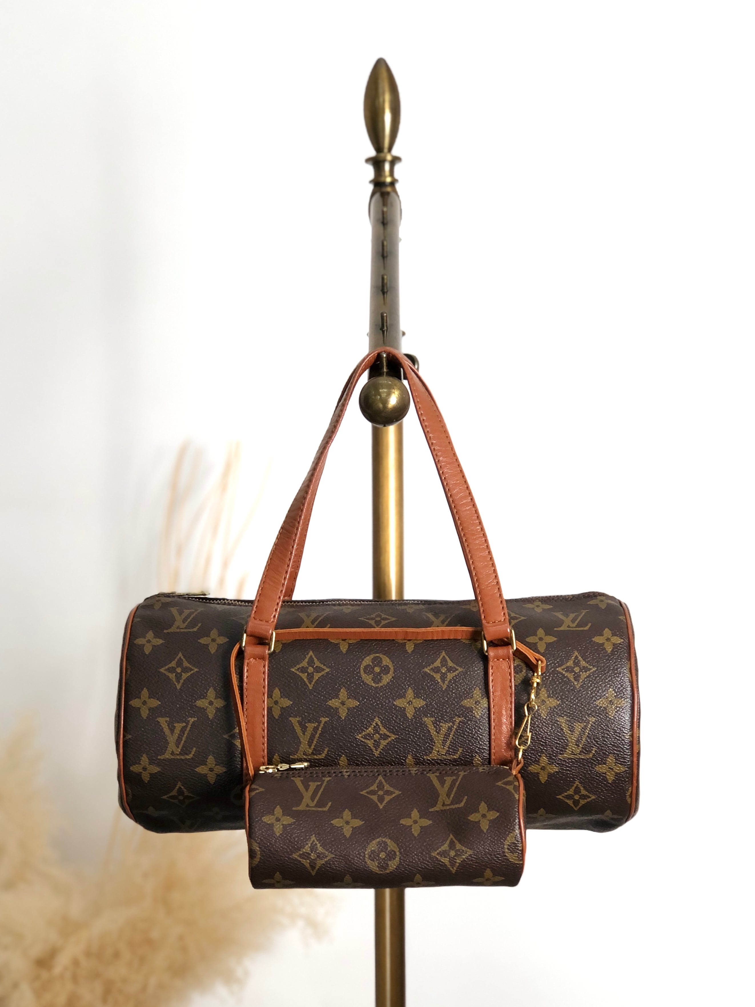 LOUIS VUITTON パピヨン モノグラム ハンドバッグ LOUIS VUITTON ルイヴィトン パピヨン モノグラム ハンドバッグ