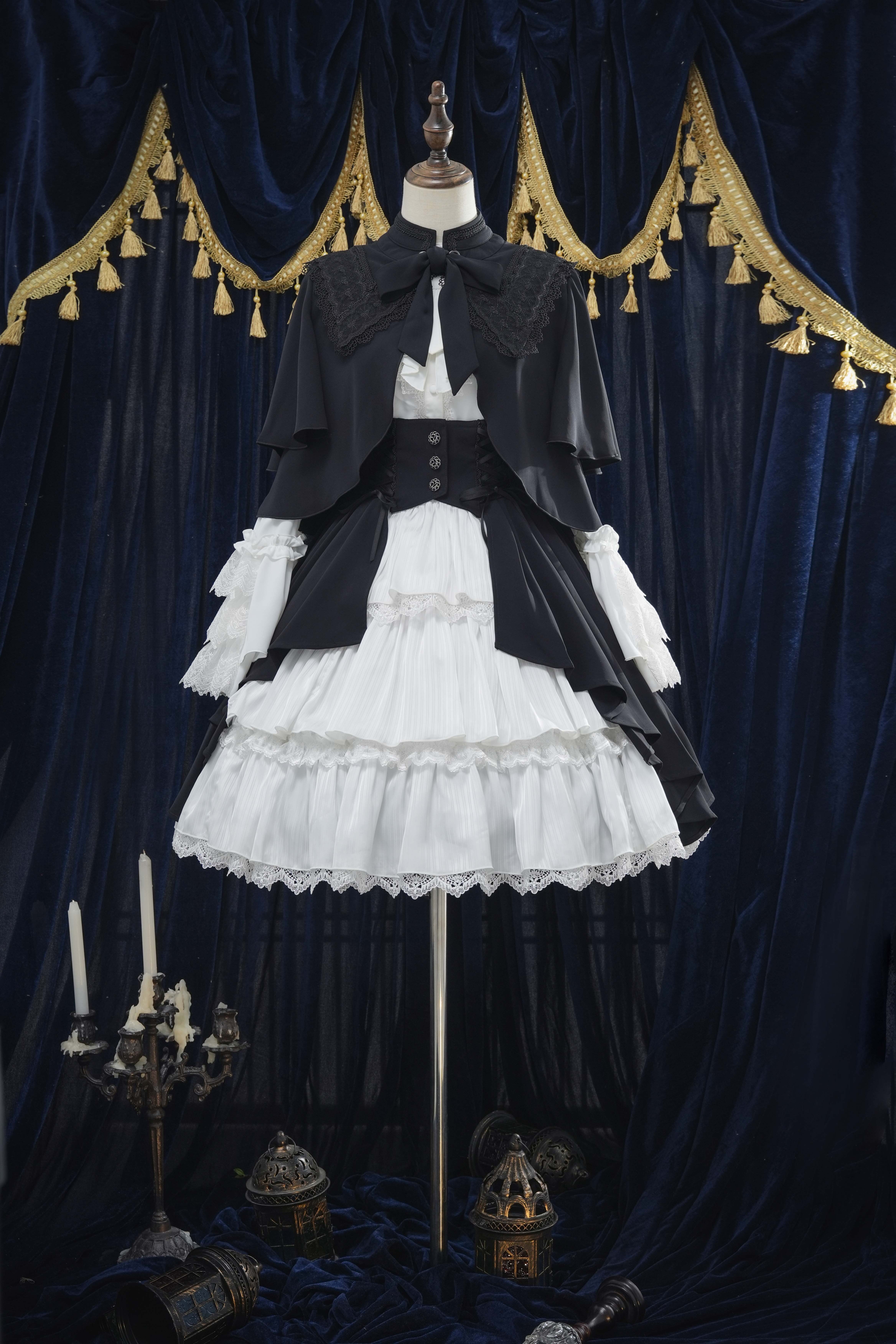 星夜の旅 フリルティアードスカート | HoshibakoWorks