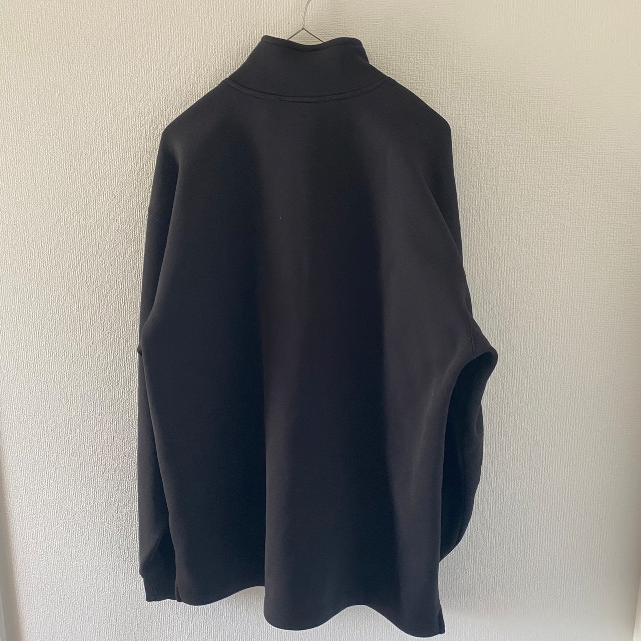 90sNIKEナイキハーフジップブルゾンフリースジャケットメンズ長袖m  