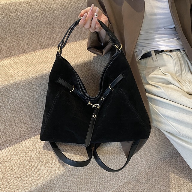 スエード トートバッグ 3WAY ショルダーバッグ レディース バッグ 斜 