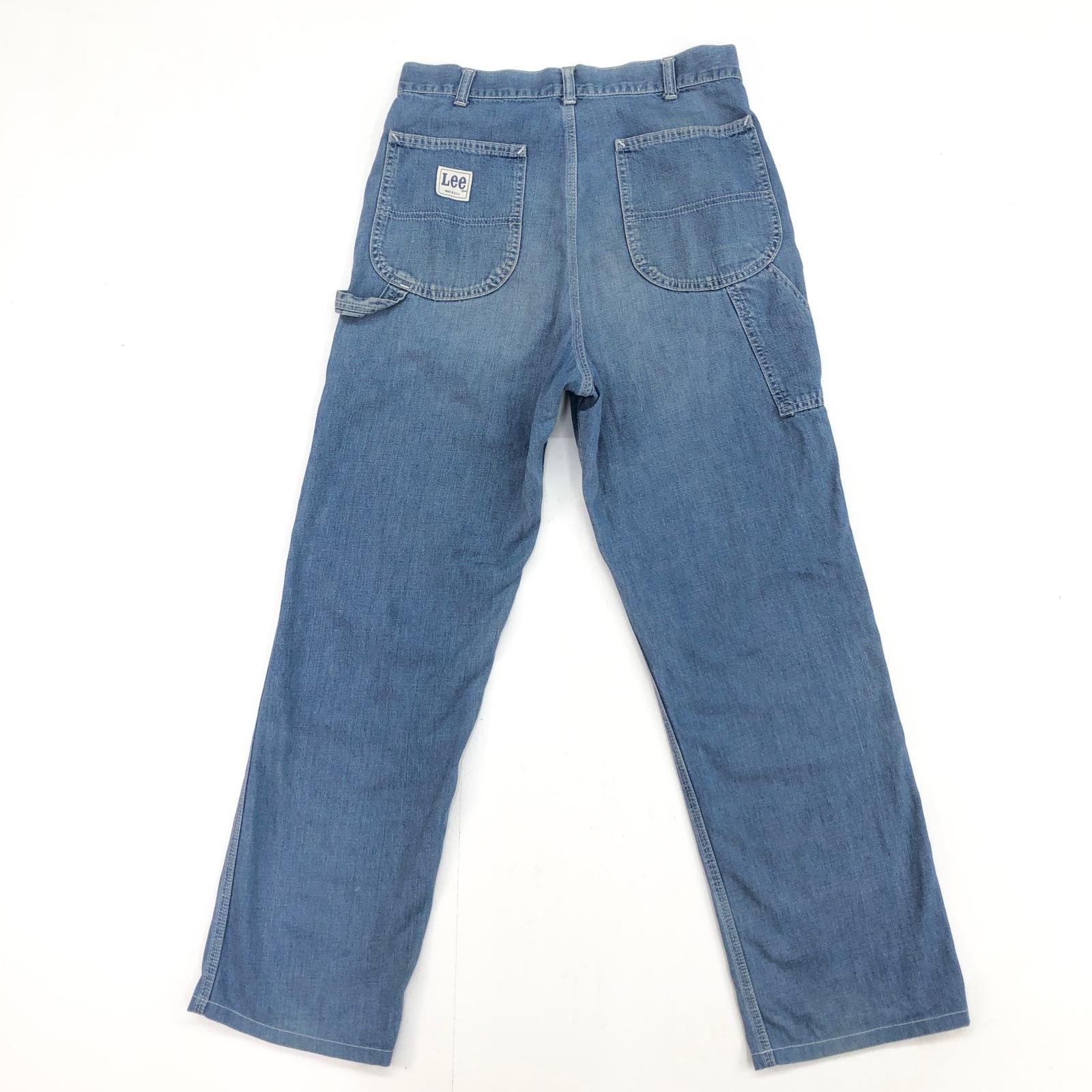 LEE リー 70-80年代 USA製 デニムペインターパンツ TALON 42 ジッパー